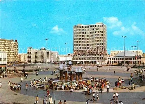 AK / Ansichtskarte Berlin Alexanderplatz Haus des Lehrers Kongresshalle Hauptstadt der DDR Kat. Berlin