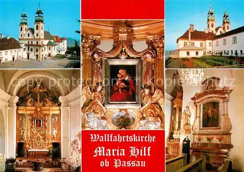 AK / Ansichtskarte Passau Wallfahrtskirche Maria Hilf Altar Gnadenbild Kat. Passau