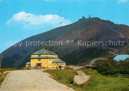 AK / Ansichtskarte Jelenia Gora Hirschberg Schlesien Karkonoski Park Narodowy Nationalpark Berghaus