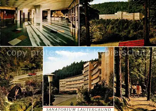 AK / Ansichtskarte Schwabthal Sanatorium Lautergrund Kat. Bad Staffelstein