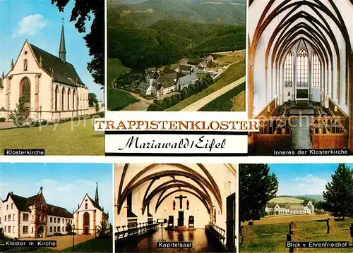 AK / Ansichtskarte Heimbach Eifel Klosterkirche Kloster Ehrenfriedhof Inneres  Kat. Heimbach