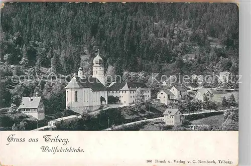 AK / Ansichtskarte Triberg Schwarzwald Wallfahrtskirche Kat. Triberg im Schwarzwald