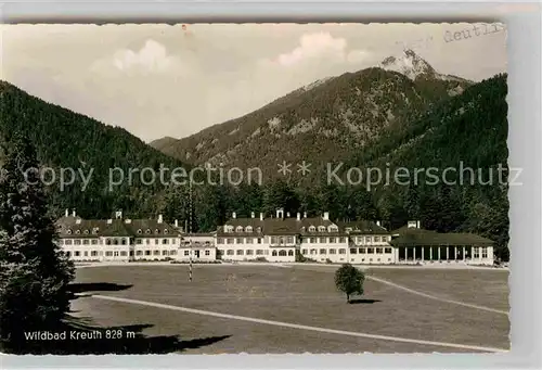 AK / Ansichtskarte Wildbad Kreuth Kurhaus Sanatorium Kat. Kreuth