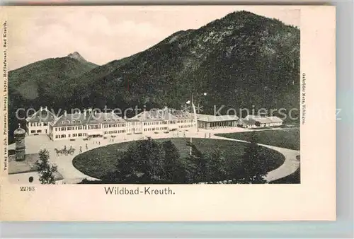 AK / Ansichtskarte Wildbad Kreuth Kurhaus und Sanatorium Kat. Kreuth