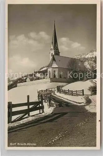 AK / Ansichtskarte Dorf Kreuth Kirche Kat. Kreuth