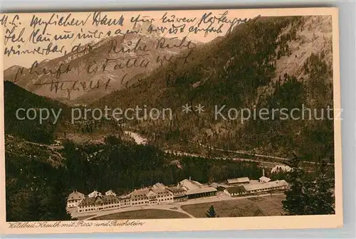 AK / Ansichtskarte Wildbad Kreuth Kuranlagen mit Ross und Buchstein Kat. Kreuth