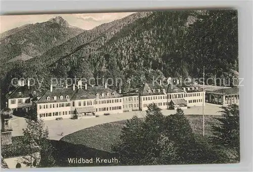 AK / Ansichtskarte Wildbad Kreuth Kurhaus und Hotel Kat. Kreuth