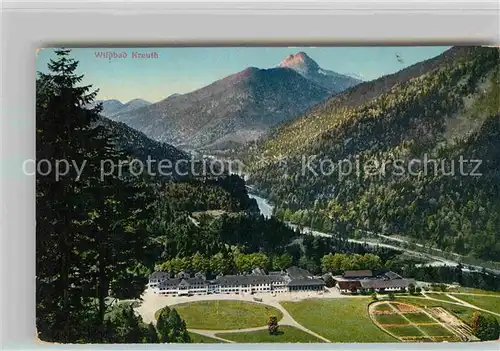 AK / Ansichtskarte Wildbad Kreuth Panorama mit Kuranlagen Kat. Kreuth