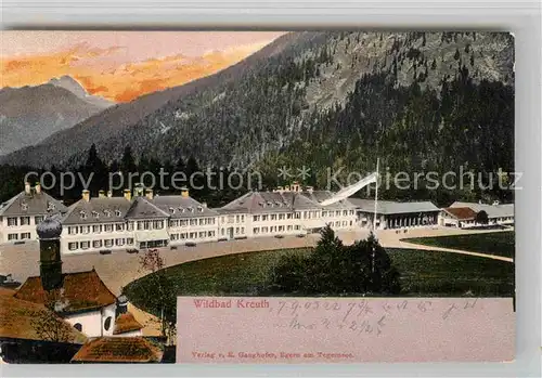 AK / Ansichtskarte Wildbad Kreuth Kurhaus und Kurhotel Kat. Kreuth