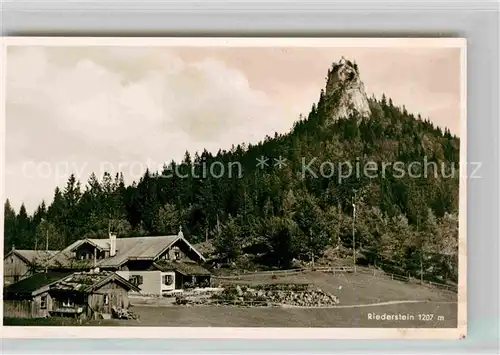 AK / Ansichtskarte Tegernsee Berggasthaus mit Riederstein Kat. Tegernsee