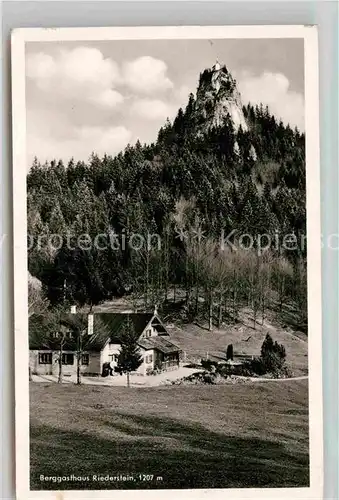AK / Ansichtskarte Rottach Egern Tegernsee Berggasthaus mit Riederstein