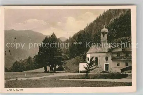 AK / Ansichtskarte Bad Kreuth Dorfmotiv Kat. Kreuth