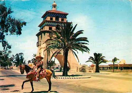 AK / Ansichtskarte Agua Prieta Charro Mexicano en la Torre de Agua Caliente Kat. Agua Prieta