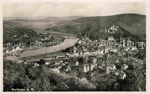 AK / Ansichtskarte Wertheim Main Gesamtansicht  Kat. Wertheim