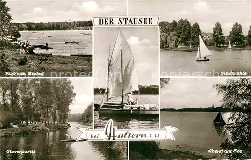 AK / Ansichtskarte Haltern See Stadtmuehle Steverpartie Seehof 