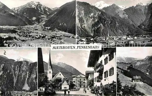 AK / Ansichtskarte Mayrhofen Zillertal Penken Seilbahn Ortsansichten  Kat. Mayrhofen