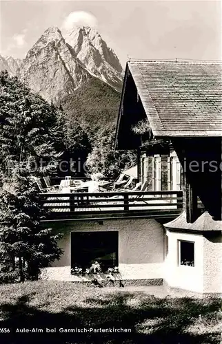 AK / Ansichtskarte Garmisch Partenkirchen Aule Alm  Kat. Garmisch Partenkirchen