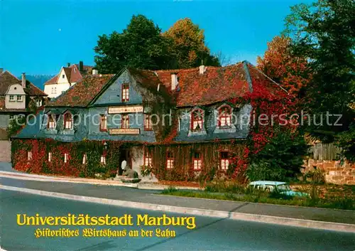 AK / Ansichtskarte Marburg Lahn Historisches Wirtshaus  Kat. Marburg