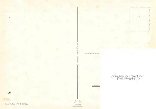 AK / Ansichtskarte Freiburg Breisgau  Kat. Freiburg im Breisgau