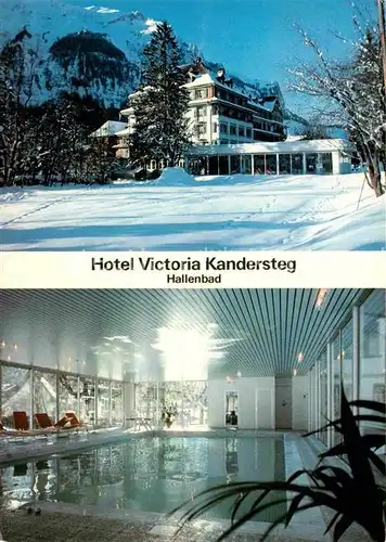 AK / Ansichtskarte Kandersteg BE Hotel Victoria Hallenbad Kat. Kandersteg
