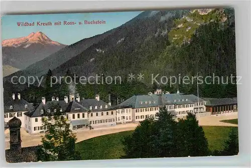 AK / Ansichtskarte Wildbad Kreuth Kurhaus und Kurhotel Ross und Buchstein Kat. Kreuth