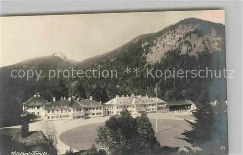 AK / Ansichtskarte Wildbad Kreuth Kurhaus und Kurhotel Kat. Kreuth