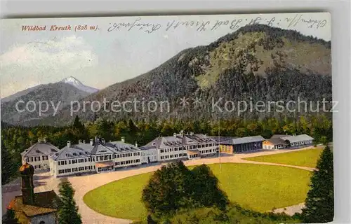 AK / Ansichtskarte Wildbad Kreuth Kurhaus und Kurhotel Kat. Kreuth