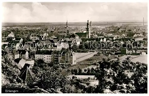 AK / Ansichtskarte Erlangen Gesamtansicht  Kat. Erlangen