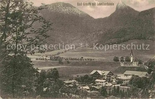 AK / Ansichtskarte Kreuth Tegernsee Panorama Leonhardstein Kat. Kreuth