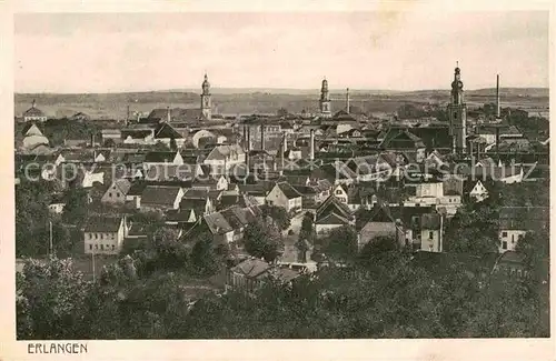 AK / Ansichtskarte Erlangen Panorama  Kat. Erlangen