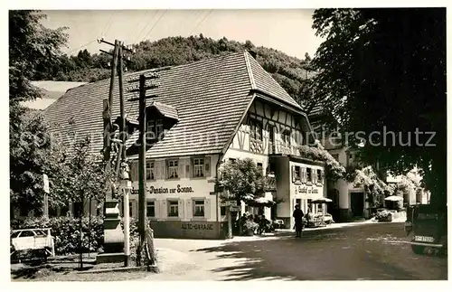 AK / Ansichtskarte Oberprechtal Gasthof Pension Sonne Kat. Elzach