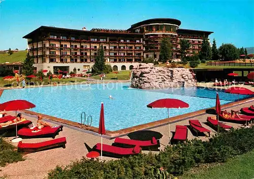 AK / Ansichtskarte Sonthofen Oberallgaeu Sonnenalp Hotel Swimming Pool Ferienparadies an der Hoernerkette Kat. Sonthofen