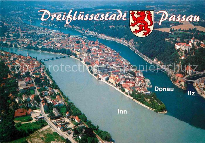 AK / Ansichtskarte Passau Dreifluessestadt am ...