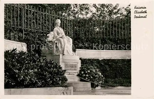 AK / Ansichtskarte Wien Kaiserin Elisabeth Denkmal Kat. Wien