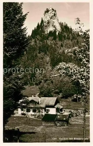 AK / Ansichtskarte Tegernsee Berggaststaette Riederstein am Galaun Kat. Tegernsee