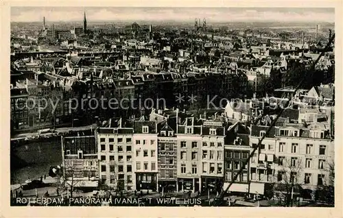 AK / Ansichtskarte Rotterdam Panorama vanaf witte Huis Kat. Rotterdam