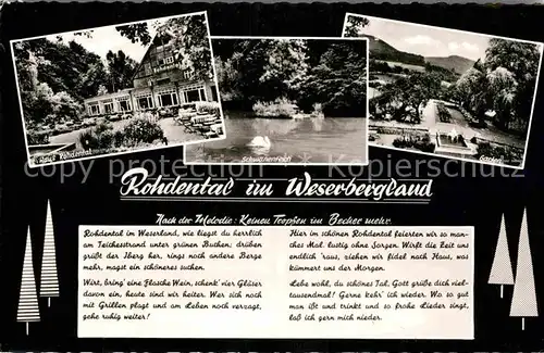AK / Ansichtskarte Oldendorf Holstein Rohdental im Weserbergland Kat. Oldendorf