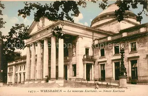 AK / Ansichtskarte Wiesbaden Kurhaus Kat. Wiesbaden