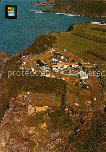 AK / Ansichtskarte Luarca Fliegeraufnahme Campingplatz Los Cantiles