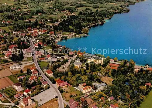 AK / Ansichtskarte Velden Woerthersee Fliegeraufnahme