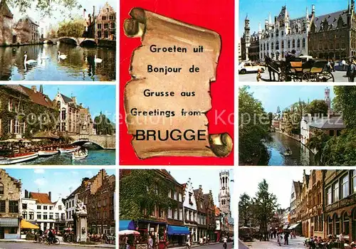 AK / Ansichtskarte Brugge Teilansichten Kat. 
