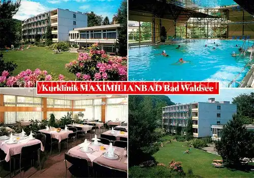 AK / Ansichtskarte Bad Waldsee Kurklinik Maximilianbad Kat. Bad Waldsee