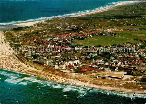 AK / Ansichtskarte Borkum Nordseebad Fliegeraufnahme Kat. Borkum