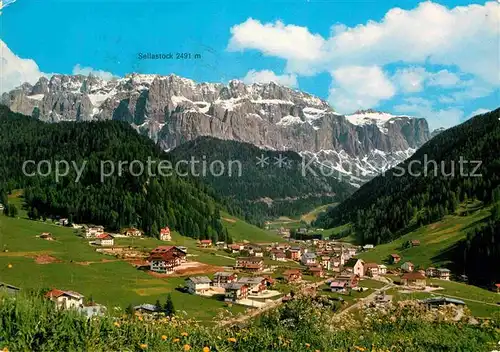 AK / Ansichtskarte Wolkenstein Groeden Panorama Groedental Dolomiten Kat. Selva Val Gardena Tirol