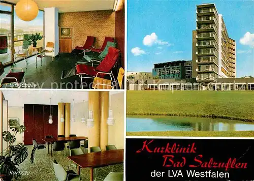 AK / Ansichtskarte Bad Salzuflen Kurklinik der LVA Westfalen Liegehalle Kurhalle Kat. Bad Salzuflen