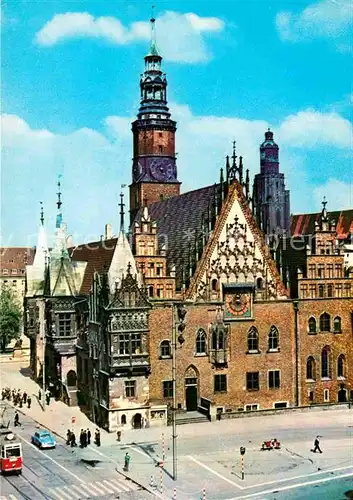 AK / Ansichtskarte Wroclaw Ratusz Rathaus Kat. Wroclaw Breslau