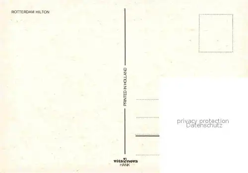 AK / Ansichtskarte Rotterdam Hilton Hotel Wasserspiele Kat. Rotterdam