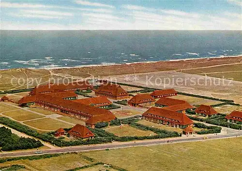 AK / Ansichtskarte Westerland Sylt Nordsee Sanatorium Fliegeraufnahme Kat. Westerland