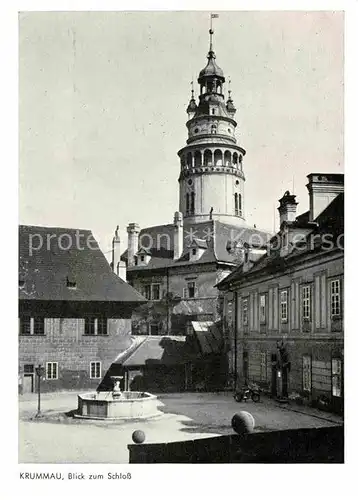 AK / Ansichtskarte Krummau Suedboehmen Schloss  Kat. Cesky Krumlov