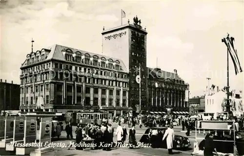 AK / Ansichtskarte Leipzig Hochhaus Karl Marx Platz Kat. Leipzig